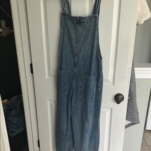 Carly Jean Los Angeles Blue Wide Leg Jumpsuit